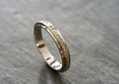 Alliance FJOGUR Or gris palladié diamants