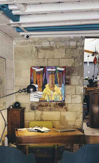 Bureau de la boutique de Sébastien Créations