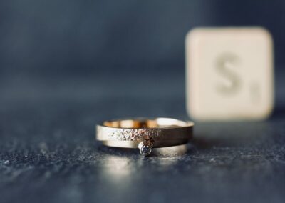 solitaire REYKJAVIK or jaune et diamant